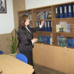 С.О. Сисоєва під час презентації аудиторії освітології та наукового доробку НДЛ освітології